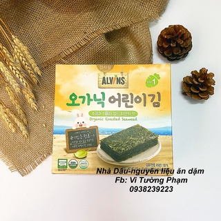 Rong biển tách muối Alvins - Hàn Quốc cho bé ăn dặm (Hàng công tu chính hãng)