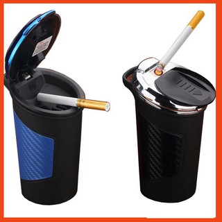 Cốc gạt tàn thuốc trên xe hơi, ô tô tích hợp mồi lửa cao cấp YG-066 - Hàng Cao Cấp