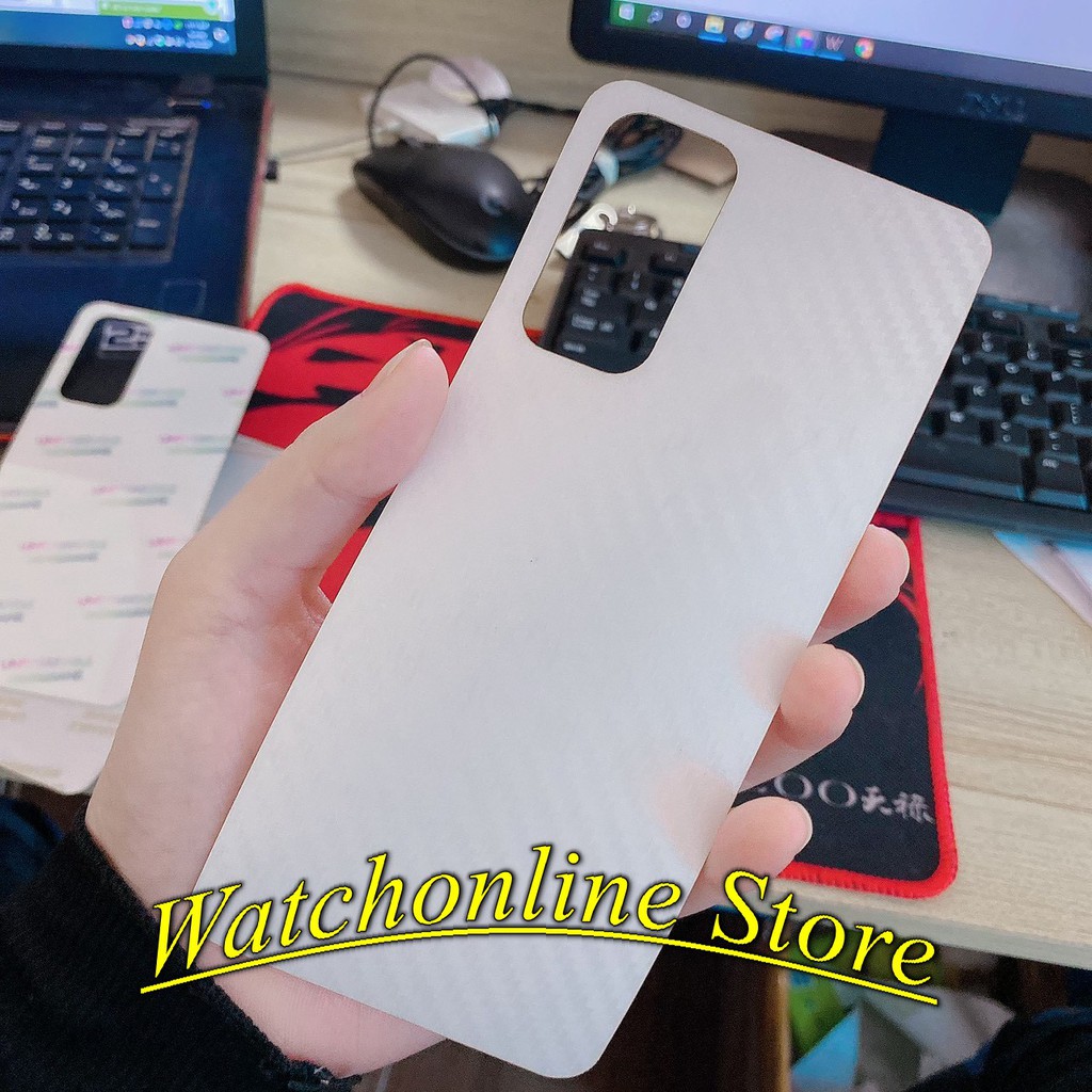 Miếng dán Carbon mặt lưng Xiaomi Mi 10T Pro 5g