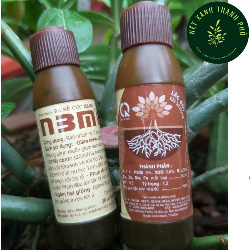 Phân Bón Kích Rễ N3M Pro Dạng Nước 20Ml, Ra Rễ Mạnh, Bén Rễ Nhanh