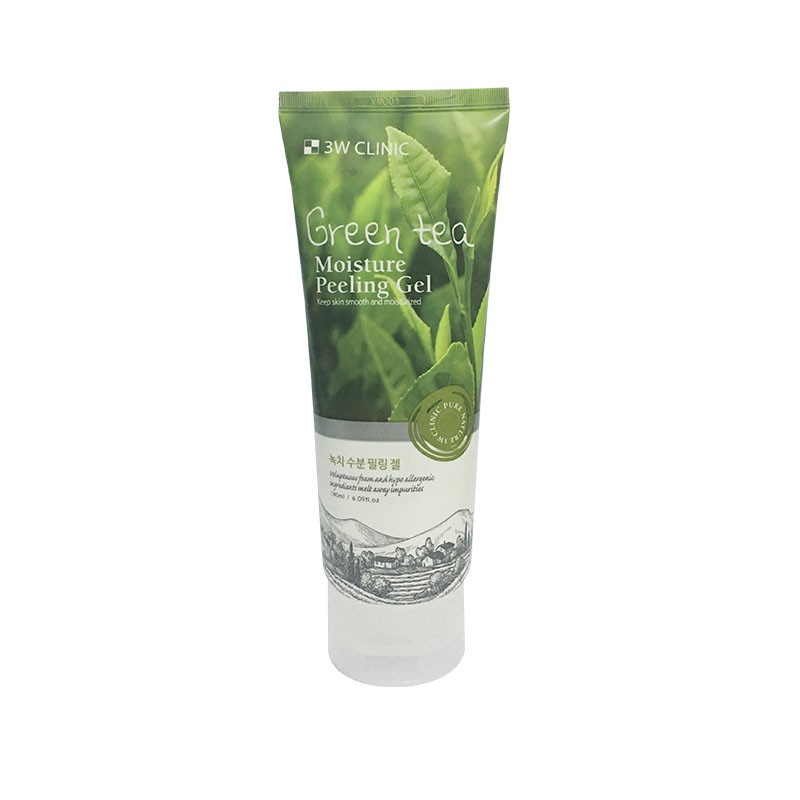 Gel Tẩy Tế Bào Chết Chiết Xuất Trà Xanh 3W Clinic (180 ml)