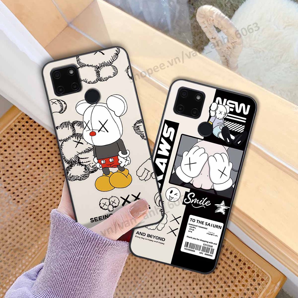 Ốp Realme C20 / C21Y be@r brick mars thời trang, ốp lưng điện thoại viền dẻo siêu chất