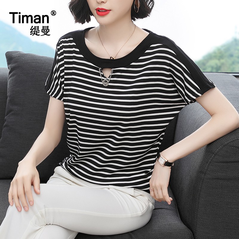 [Mã FACBGO245 giảm 10K đơn bất kì] Áo Thun Cotton Tay Lững Thời Trang Cho Nữ Trung Niên