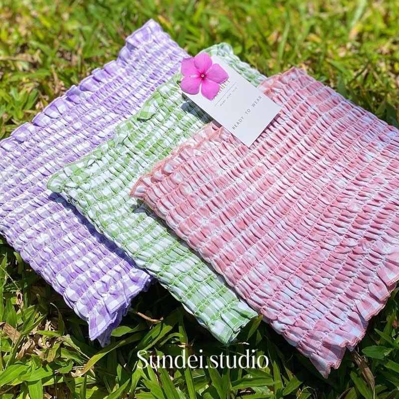 SUNDEI Áo ống croptop họa tiết hoa nhí/ Floral Tube | BigBuy360 - bigbuy360.vn