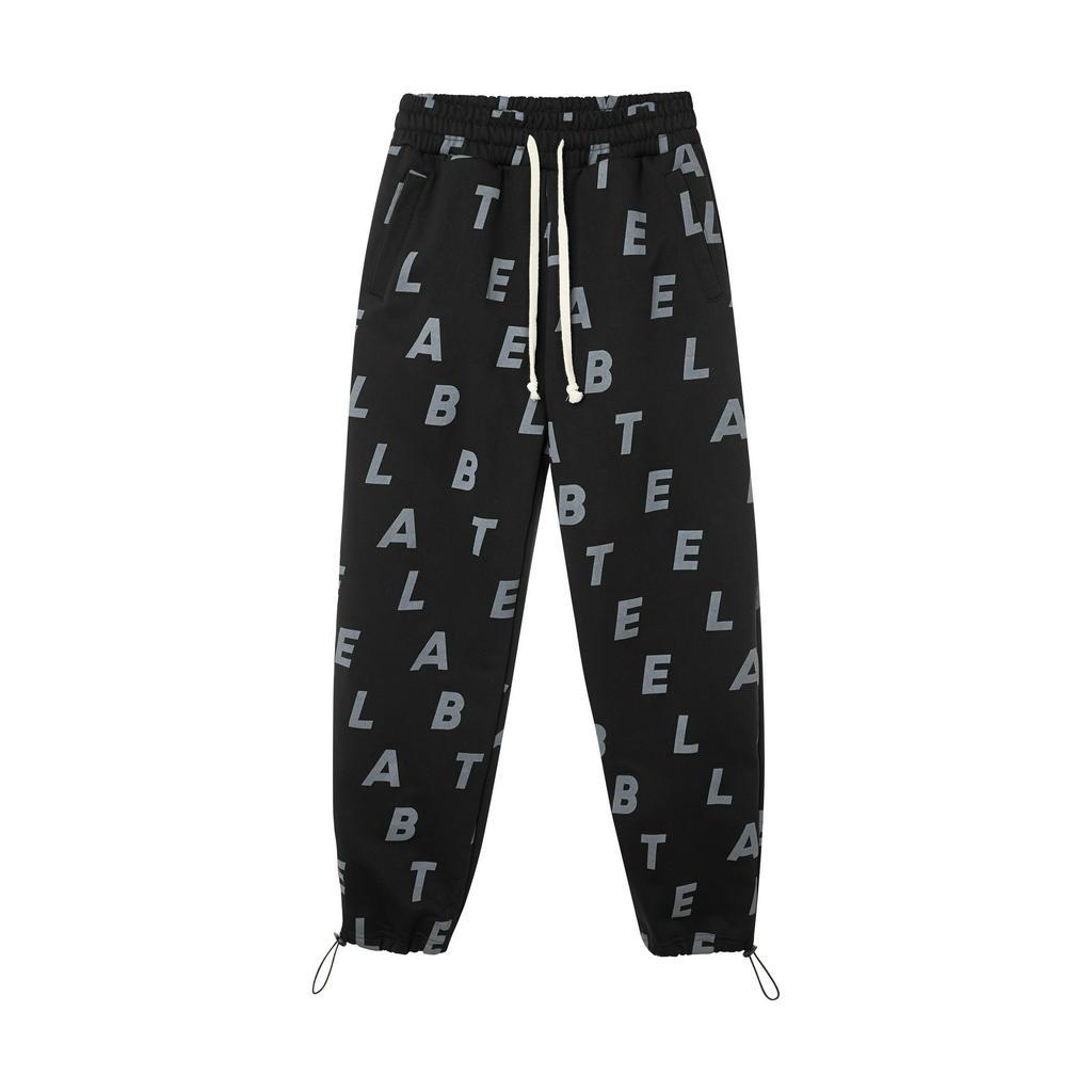 Quần Baggy Dây Rút Teelab Local Brand Unisex Monogram Oversize PS038