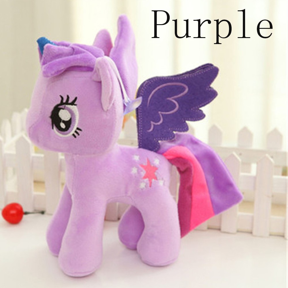 1 Bộ 6 Con Ngựa Pony Mềm Mại 25cm