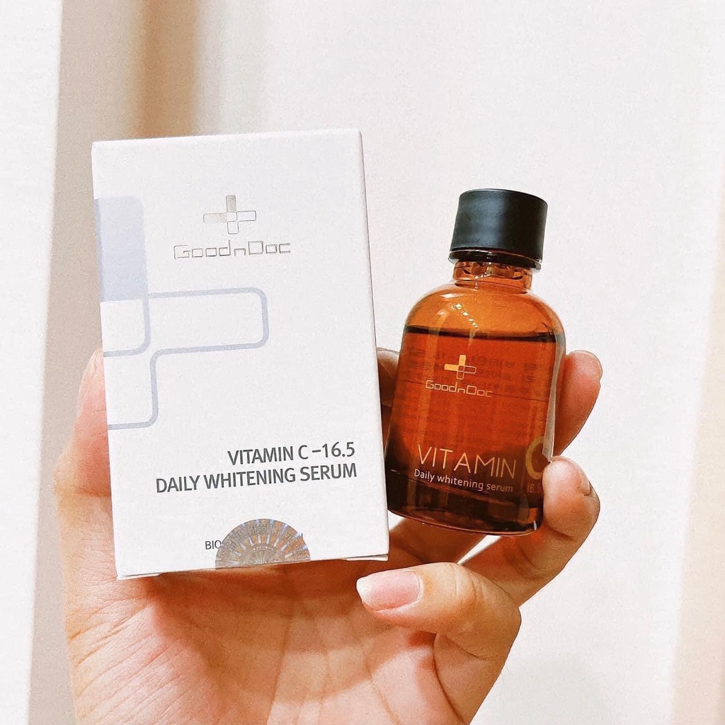 GoodnDoc Vitamin C 16,5 Daily Whitening Serum - Serum Dưỡng Sáng Mờ Thâm Với 16,5% Vitamin C
