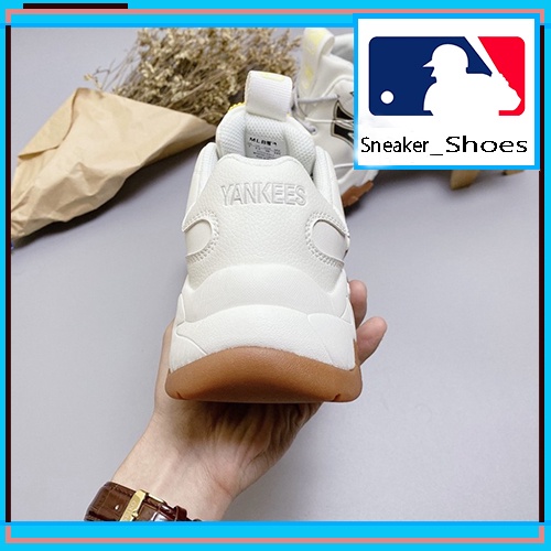 Giày_MLB NY, Giày Sneaker NY Đế Nâu Da Bò Cao Cấp Đế Cao Tăng Chiều Cao Full Box Bill | BigBuy360 - bigbuy360.vn