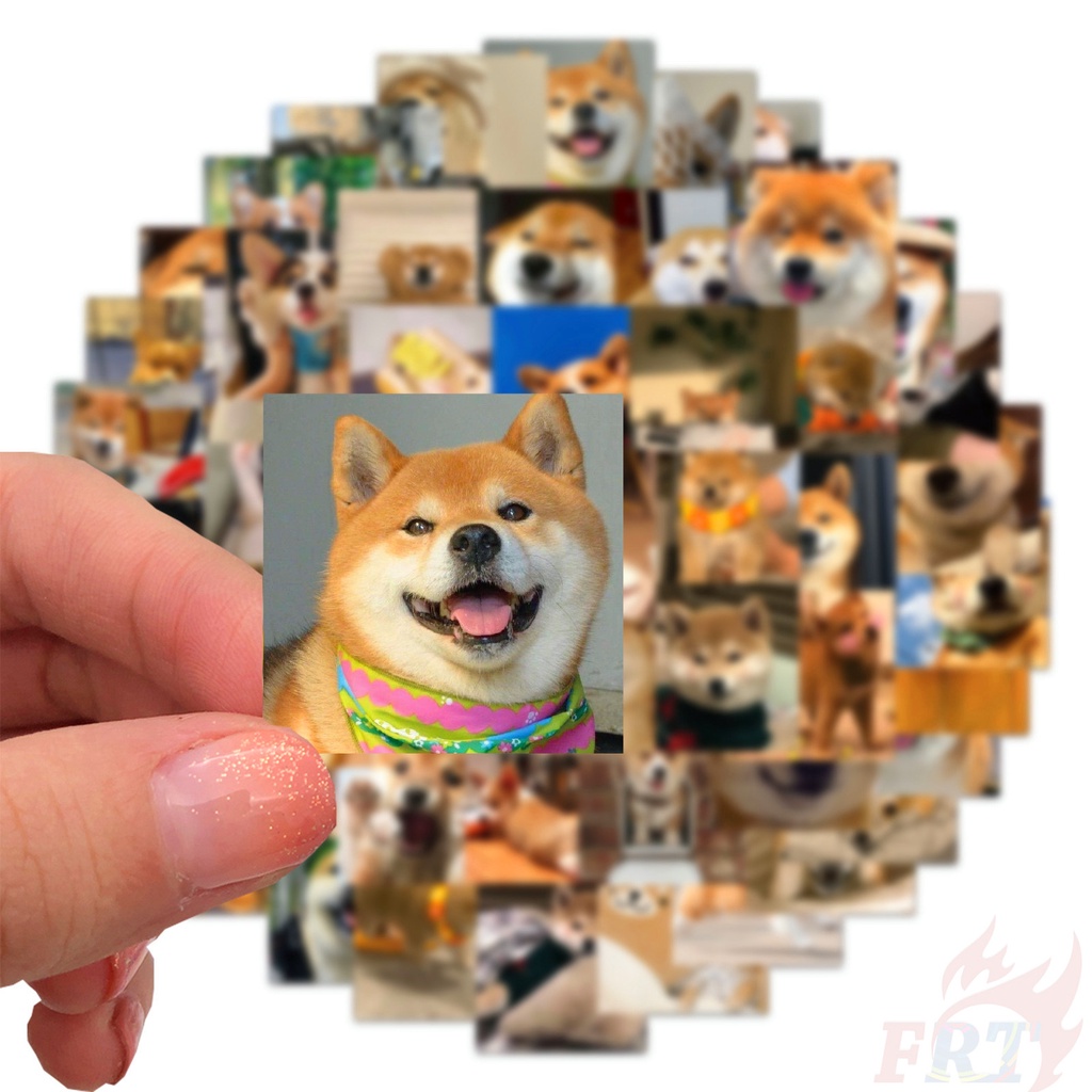 ❉ Shiba Inu &amp; Corgi Series 01 Stickers ❉ 54Pcs/Set Waterproof DIY Fashion Decals Doodle Stickers