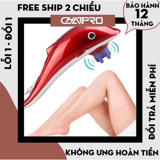 Máy massage cầm tay cá heo 3 đầu rf-889