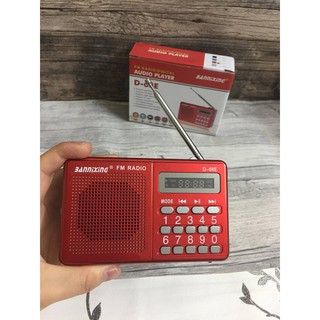 Đài Radio FM D-68E [Bảo hành 6 tháng đổi mới]