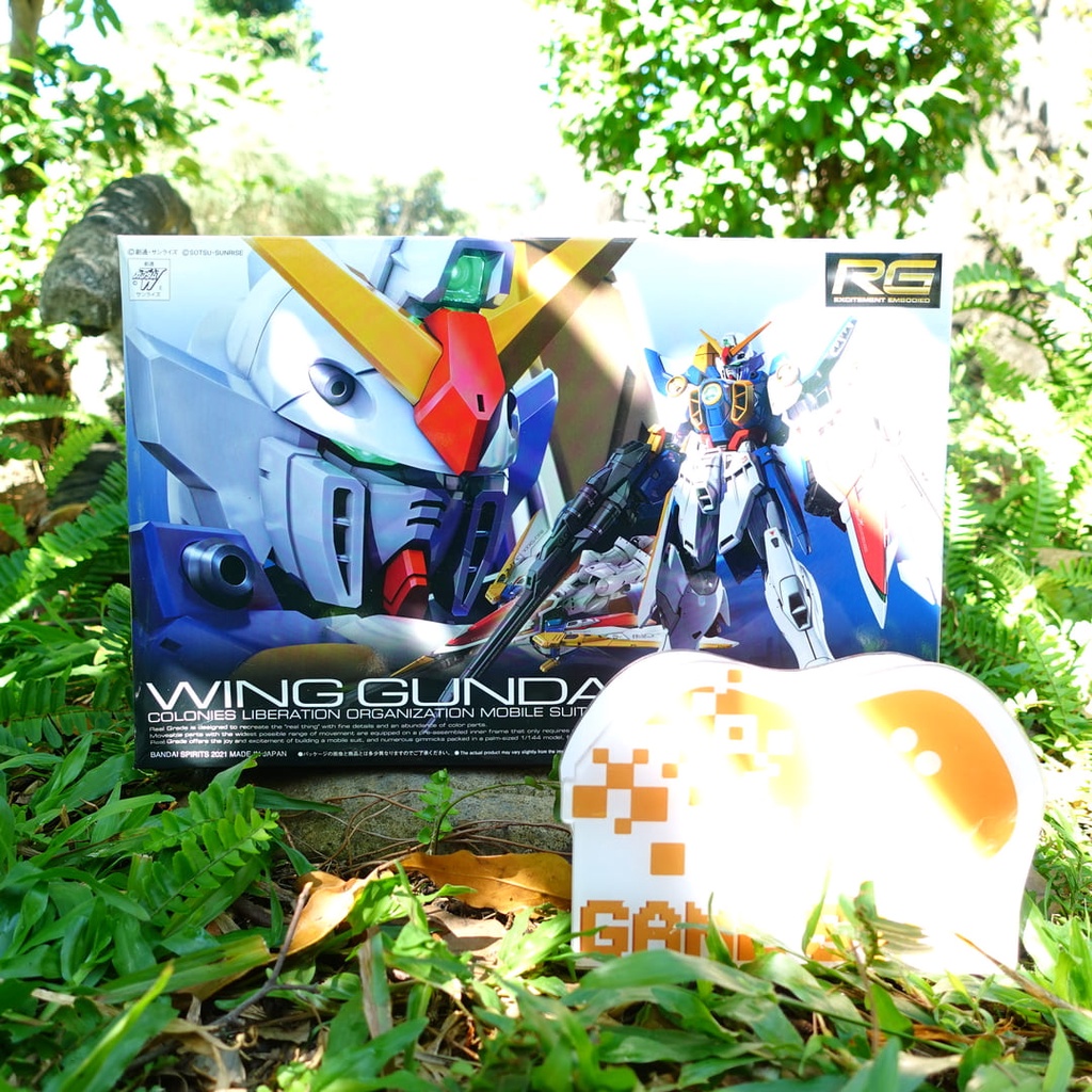 Mô hình Gundam RG XXXG01W Wing Gundam 10cm BANDAI Mô hình có khớp lắp ráp Nhựa PVC CHÍNH HÃNG NHẬT GDRG02