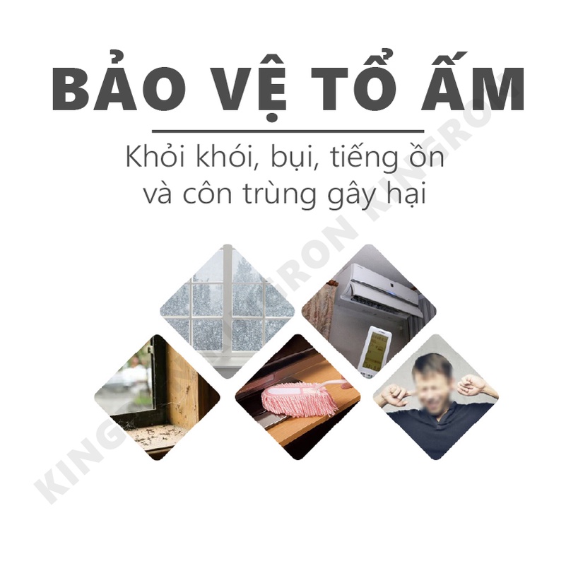 Nẹp xốp ZICZAC thế hệ mới chặn gió khe cửa chống thoát hơi gió điều hòa ⭐Thanh chống côn trùng đa năng KINGRON