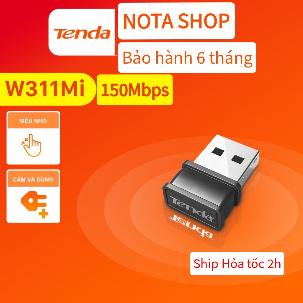 [Hỏa Tốc] USB Tenda W311MI 150Mb - U9 5G 600Mb - kích WiFi 5G hút Wifi 5G cho Laptop PC làm việc văn phòng lướt web