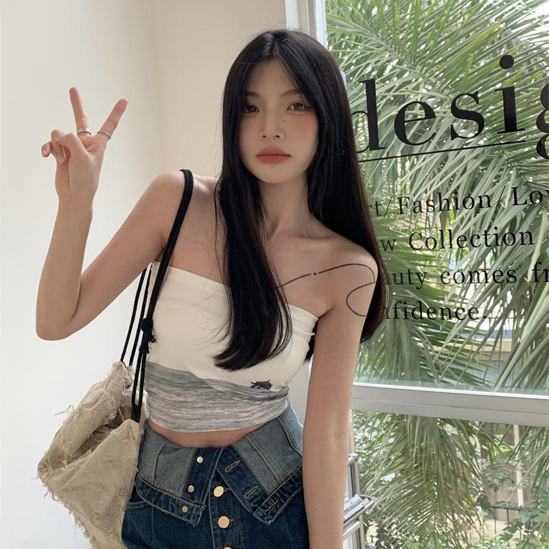 Áo Ống Dáng Ngắn Thời Trang Mùa Hè Quyến Rũ Cho Nữ