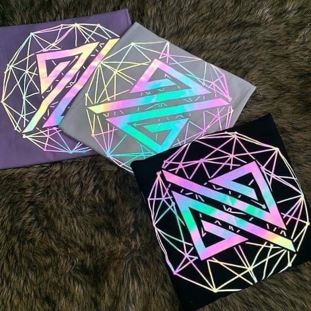 Áo Phản Quang Lưng Tam Giác Tròn PEONYB Unisex [FREESHIP]  Phông tay lỡ form rộng họa tiết cá tính nam nữ Ulzzang