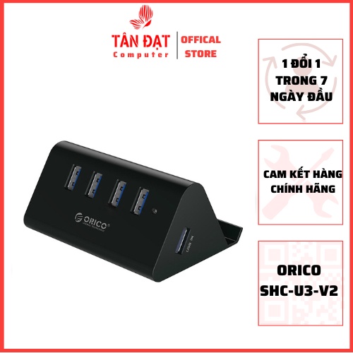 Hub 4 Cổng USB 3.0 Kèm Đế Đỡ Điện Thoại Orico SHC-U3