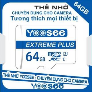 Thẻ Nhớ Yoosee 64Gb U3 Class 10 Tốc Độ Cao Chuyên Dụng Cho Điện Thoại, Camera Wifi, Máy Tính Bảng