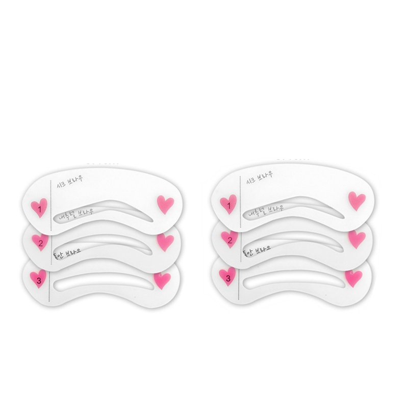 Set 2 khuôn kẻ lông mày LEWEDO tiện lợi