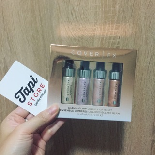 Set trang điểm Cover FX Glam & Glow Liquid Lights Set