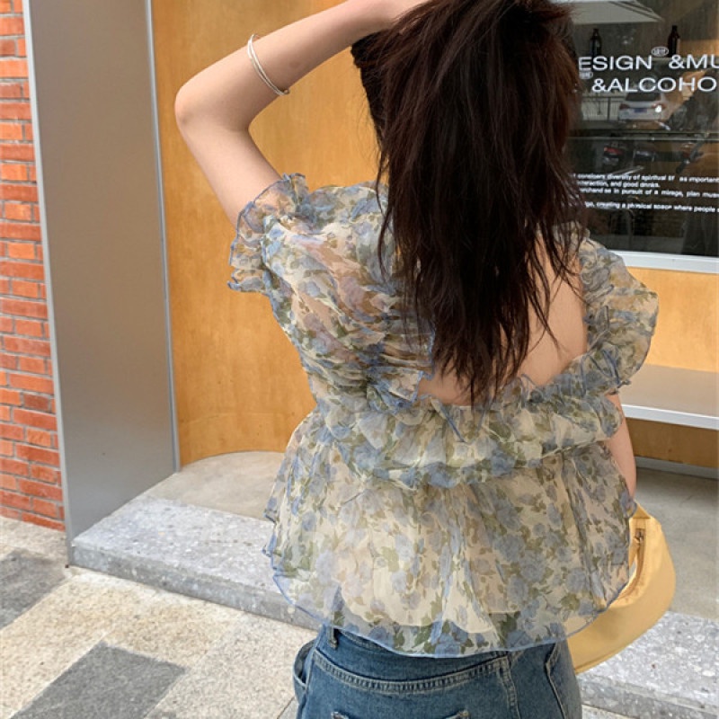 Áo Trễ Vai Tay Ngắn Dáng Rộng Thời Trang Mùa Hè Quyến Rũ Cho Nữ