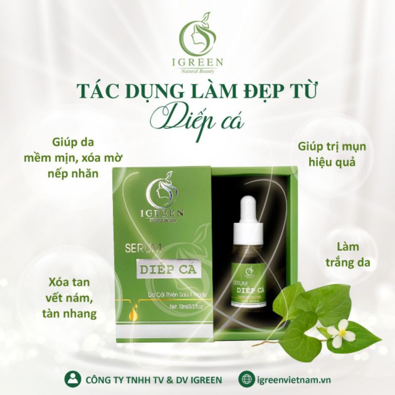 Serum Diếp Cá Igreen đánh bay mụn | BigBuy360 - bigbuy360.vn