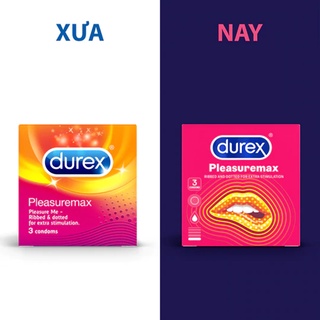 Bao cao su Durex Pleasuremax (Hộp 12 bao || Hộp 3 bao)