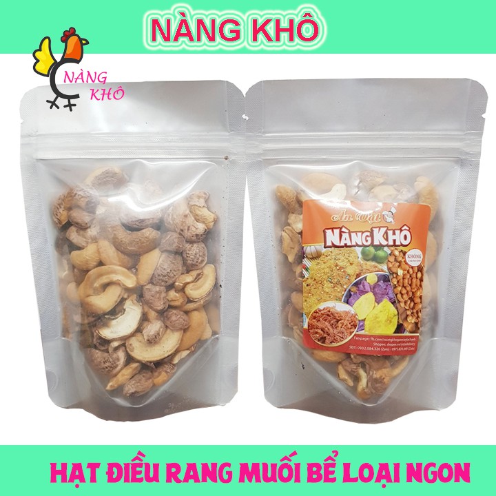 100gr Hạt Điều rang muối loại ngon (HẠT VỠ) chuẩn loại 1 | Nàng Khô