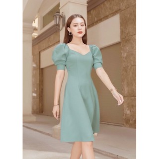 Đầm váy freesize mint basic