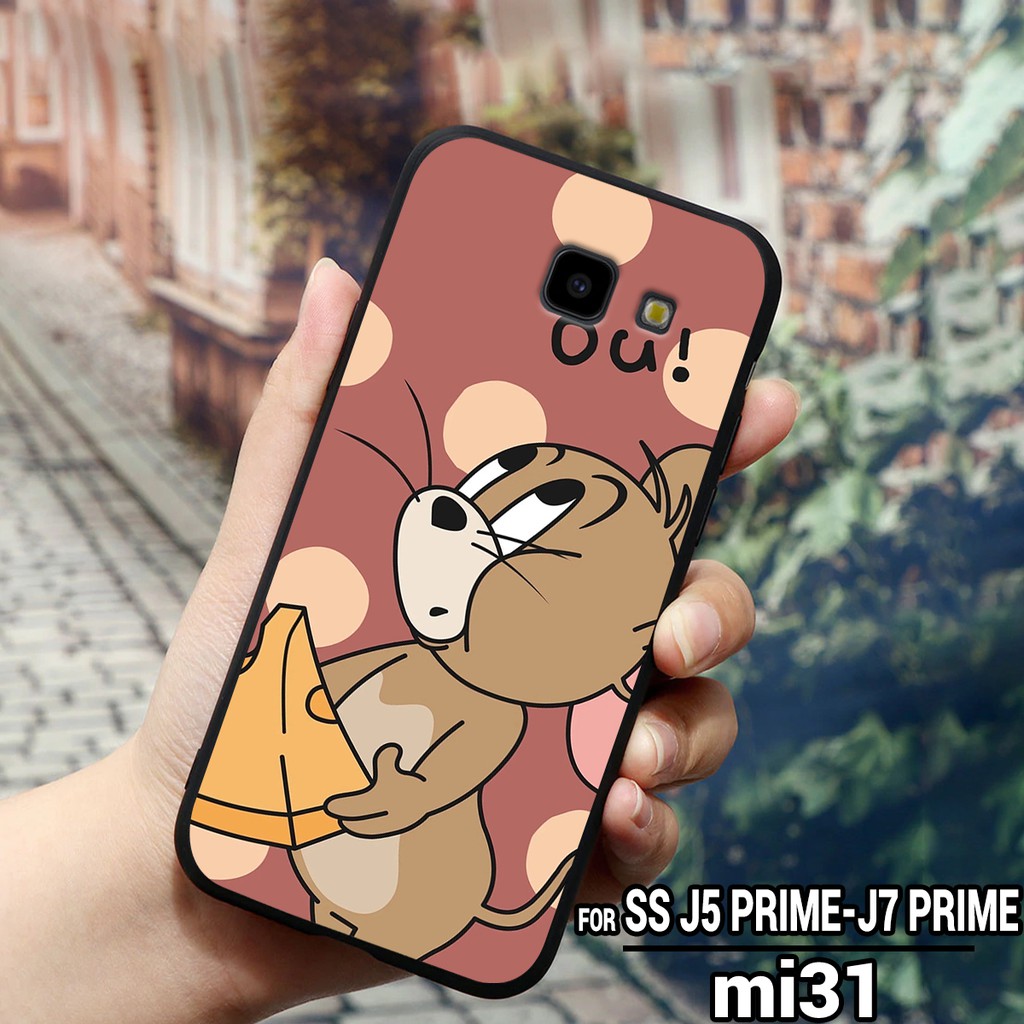 Ốp lưng SAMSUNG J5 Prime - J7 Prime - J4 Plus - J4 Core in hình Tom và Jerry dành cho cặp đôi