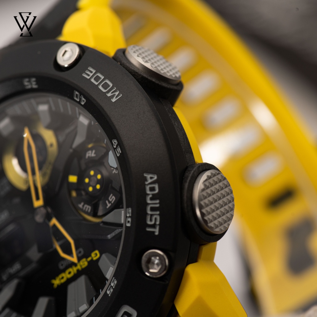 Đồng Hồ Điện Tử Nam Casio G-Shock WATCHSTORE GA-2000-1A9DR Thiết Kế Mặt Kính Khoáng 48.7mm, Dây Và Vỏ Nhựa Bền Bỉ