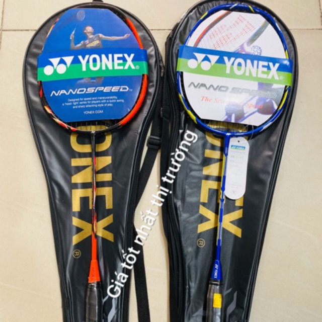 Bộ 2 cây vợt yonex ( tặng kèm cuốn cán vợt + bao chống sốc )