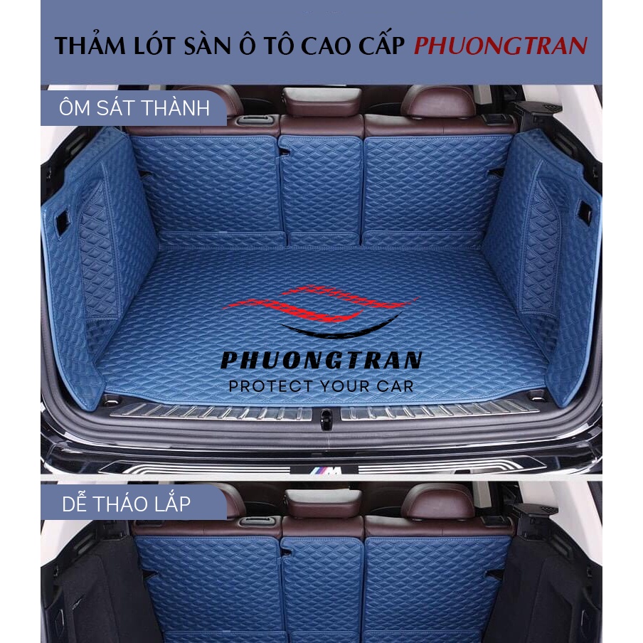 Thảm lót full cốp ô tô 6D Hyundai Creta 2022 da PU chống nước, không mùi