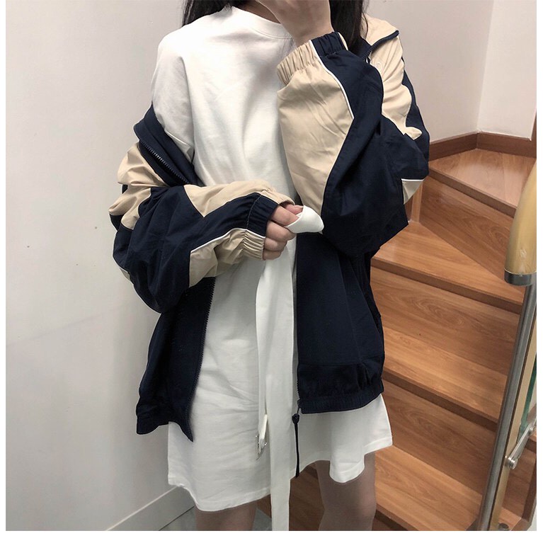 VÁY NỈ TAY BỒNG THẮT EO + SUÔNG ULZZANG