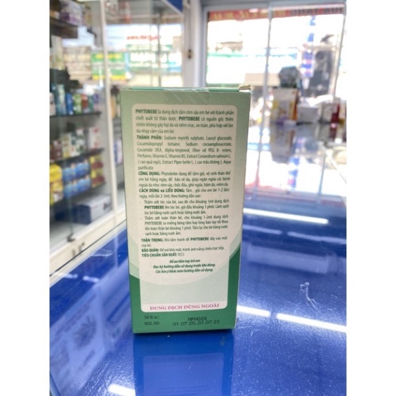 [Chính hãng] Tắm gội thảo dược rôm sảy cho bé Phytobebe 100ml Chính Hãng  Date mới
