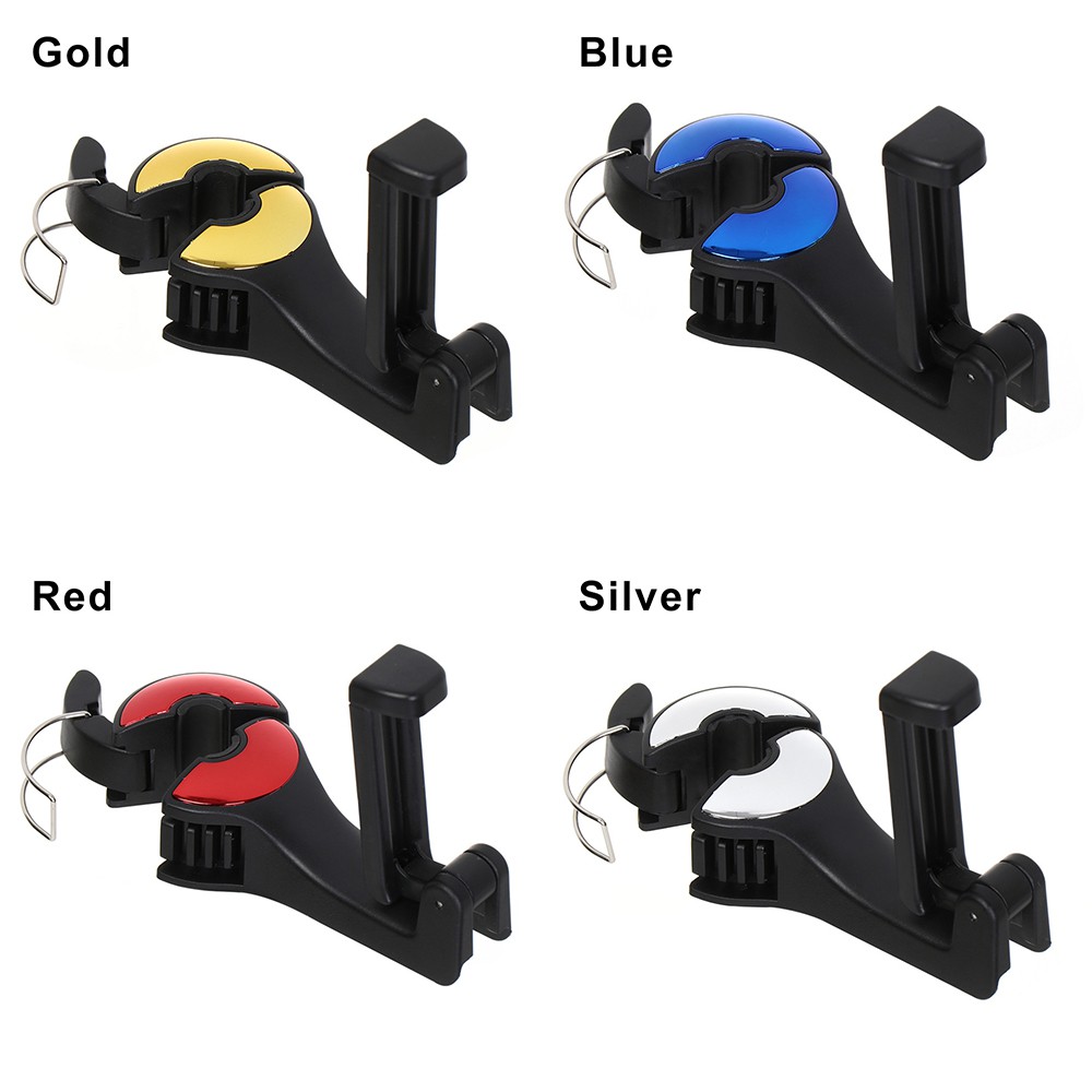 Móc Treo Điện Thoại Gắn Sau Ghế Xe Hơi 2 Trong 1 Tùy Chỉnh Tiện Dụng