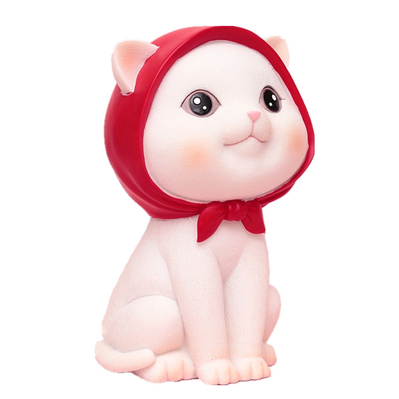Ống Heo Tiết Kiệm Hình Công Chúa Bằng Nhựa Resin Dễ Thương Cho Bé Gái Lợn đất tiết kiệm cho bé, nhựa heo đất tiết kiệm hình con mèo cute nhiều màu sắc  tiết kiệm quà tặng con heo đất