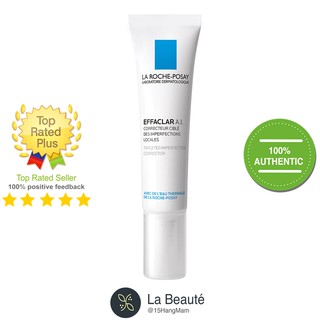 La roche-posay effaclar a.i - kem trị mụn sưng viêm chuyên biệt 15ml