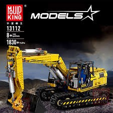 Lego - Mould king 13112 ( Mô hình tecnic xe cẩu xúc đất 1830 mảnh )