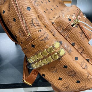 Balo Da mcm Cỡ Lớn Phong Cách Thể Thao Năng Động Cho Nữ