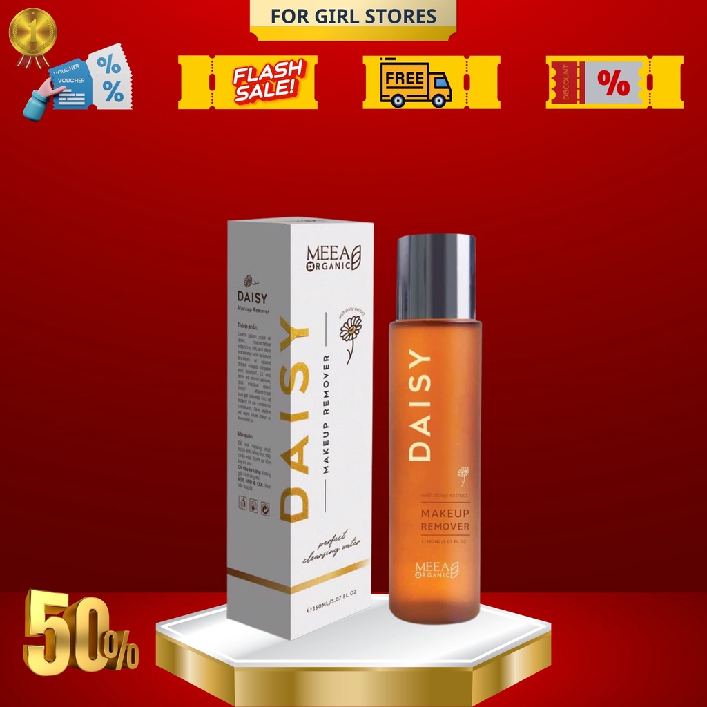 Nước Tẩy Trang Daisy Chính Hãng Markeup Remover Meea