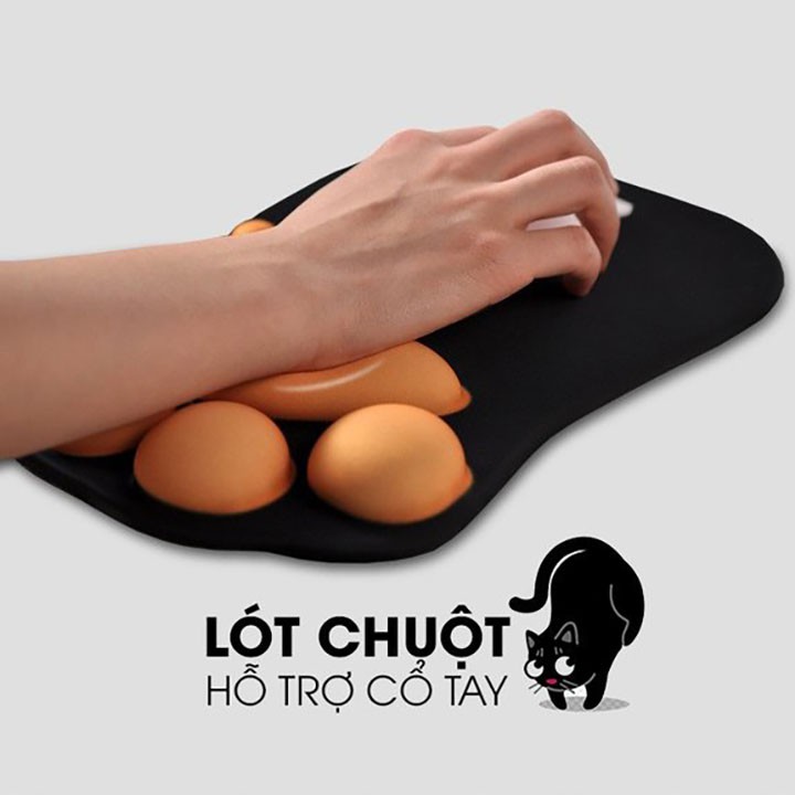 Miếng Lót Chuột Silicon hình chân mèo