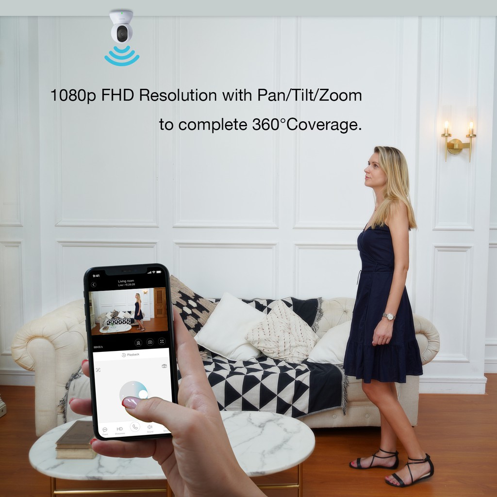 Camera Giám sát 360 độ Blurams Dome Lite 2 Full HD 1080p - BH 24 tháng | BigBuy360 - bigbuy360.vn