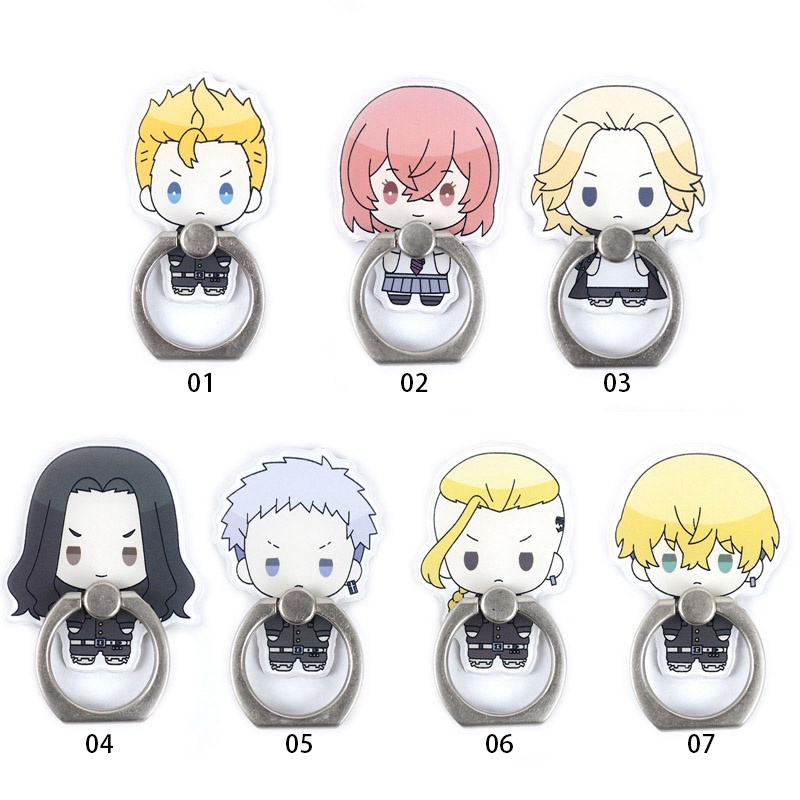 Giá Đỡ Điện Thoại Dạng Nhẫn Bằng Acrylic In Hình Anime Tokyo Revengers