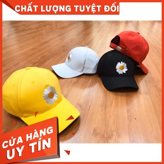 NÓN LƯỠI TRAI THÊU HOA CÚC HOTTREND  - Nón Hải
