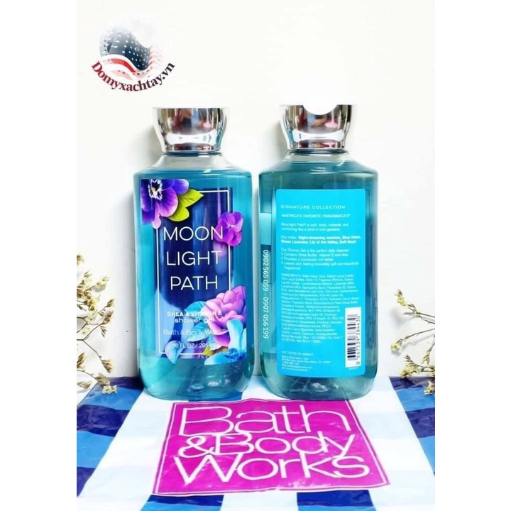 GEL TẮM BATH &amp; BODY WORKS MOONLIGHT PATH 295ML CHÍNH HÃNG - 8714