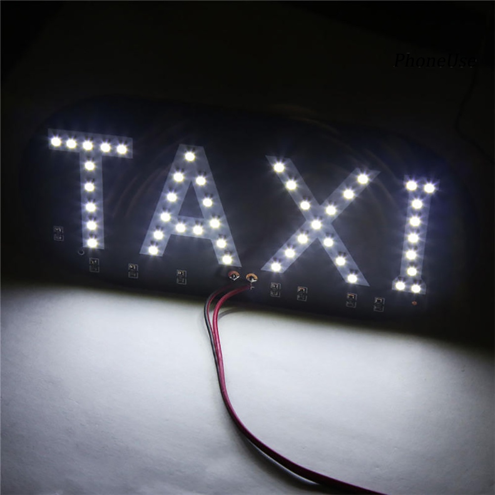 Đèn LED taxi gắn kính chắn gió dành cho xe hơi
