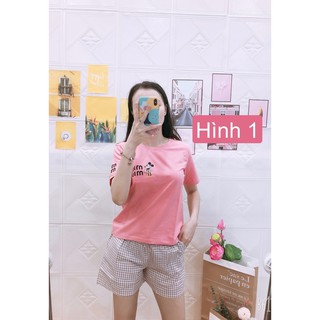 Đồ mặc nhà loại 1 áo thun phối quần kaki siêu đẹp