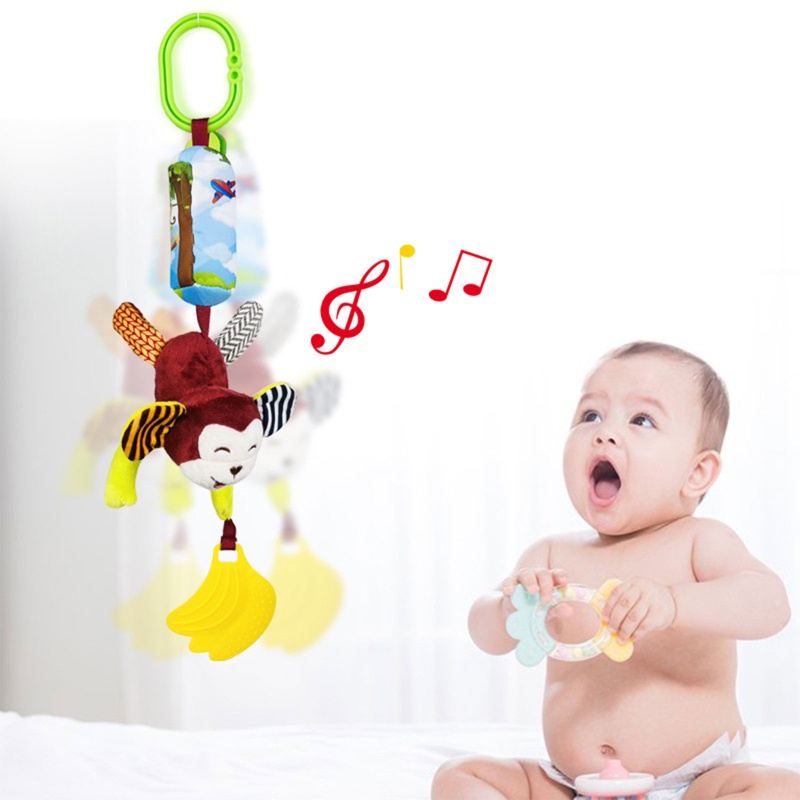 Thú Nhồi Bông Treo Xe Đẩy Dễ Thương Cho Bé