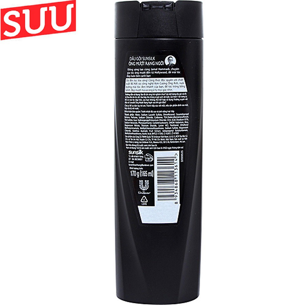 Dầu Gội Sunsilk 170g Mềm Mượt diệu kỳ và óng mượt rạng ngời, suu.shop cam kết 100% chính hãng